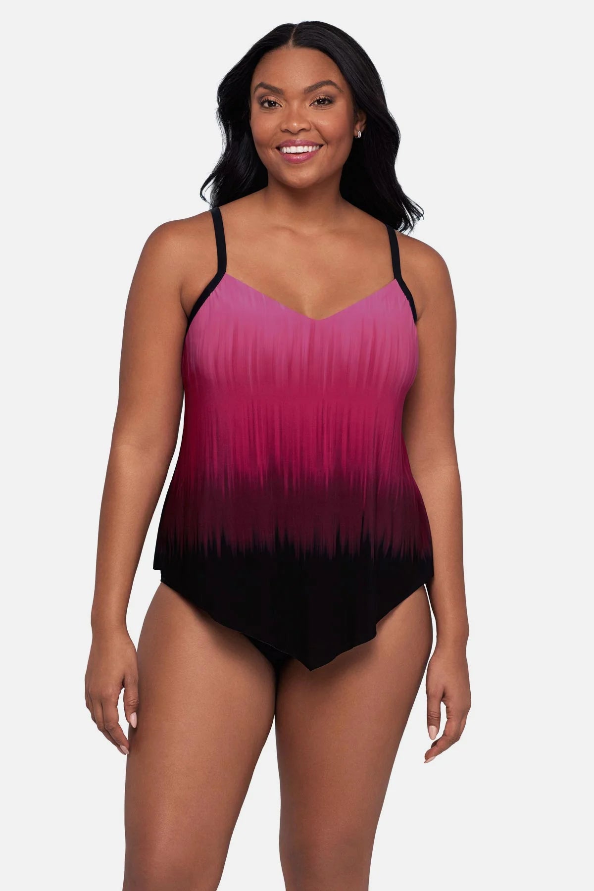 Hank Tankini Top - Rose Ombre