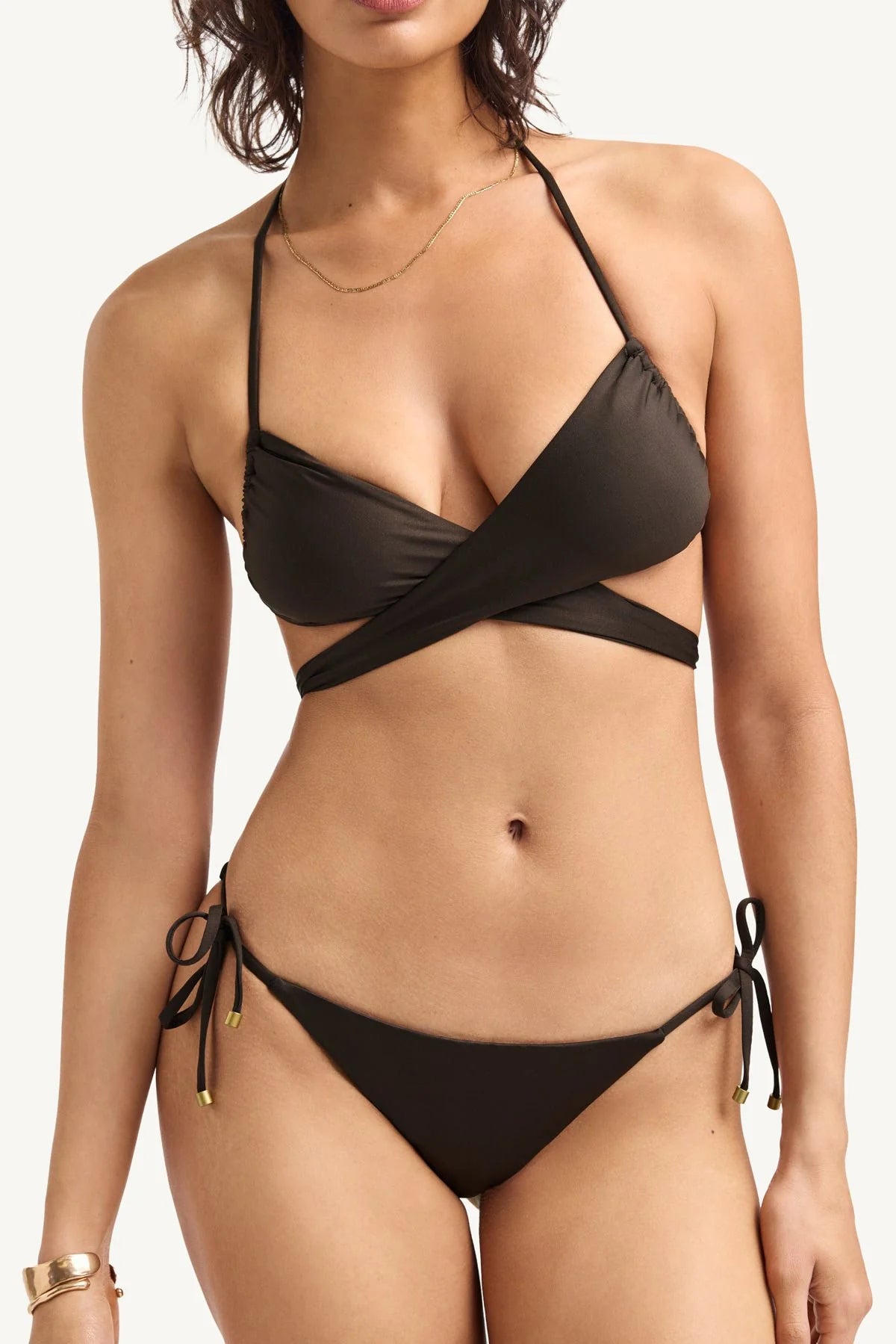 Milana Convertible Top - Deep Earth EcoLux XS-XL