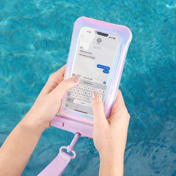 Waterproof Phone Pouch - iridescent/soap bubble