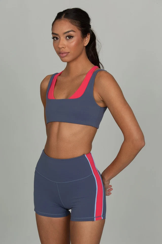 Side Stripe 3" StrydeForm Short - Storm