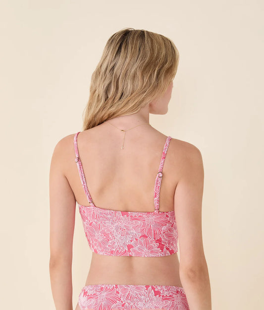 The Amalfi Tankini- Peachy Garden Jacquard