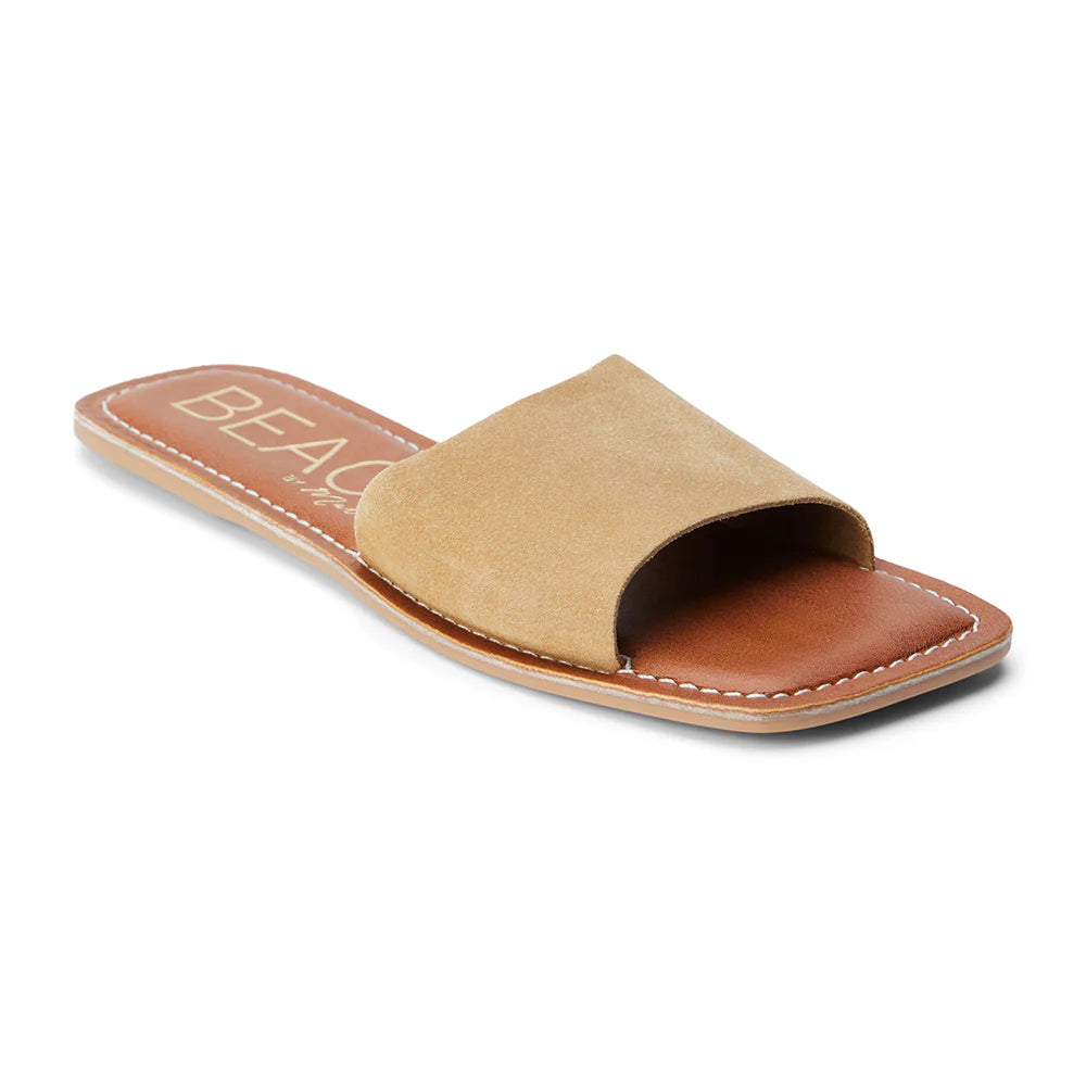 Bali Slide Sandal - Cream Suede 6-10