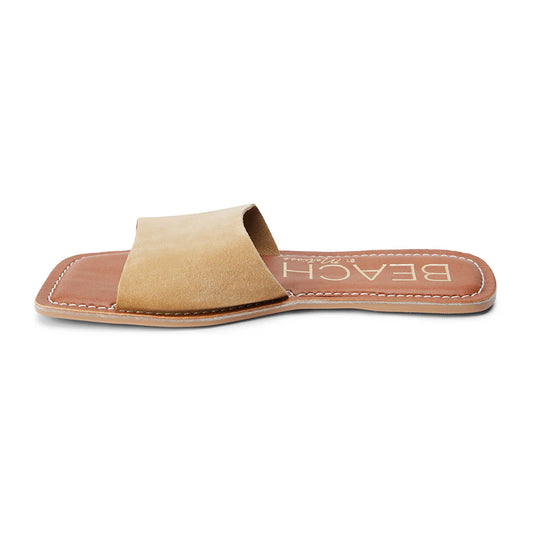 Bali Slide Sandal - Cream Suede 6-10