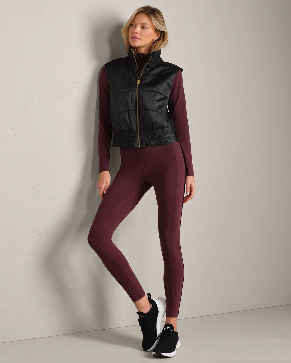 Chalet Quilted Vest - Black XS-XXL