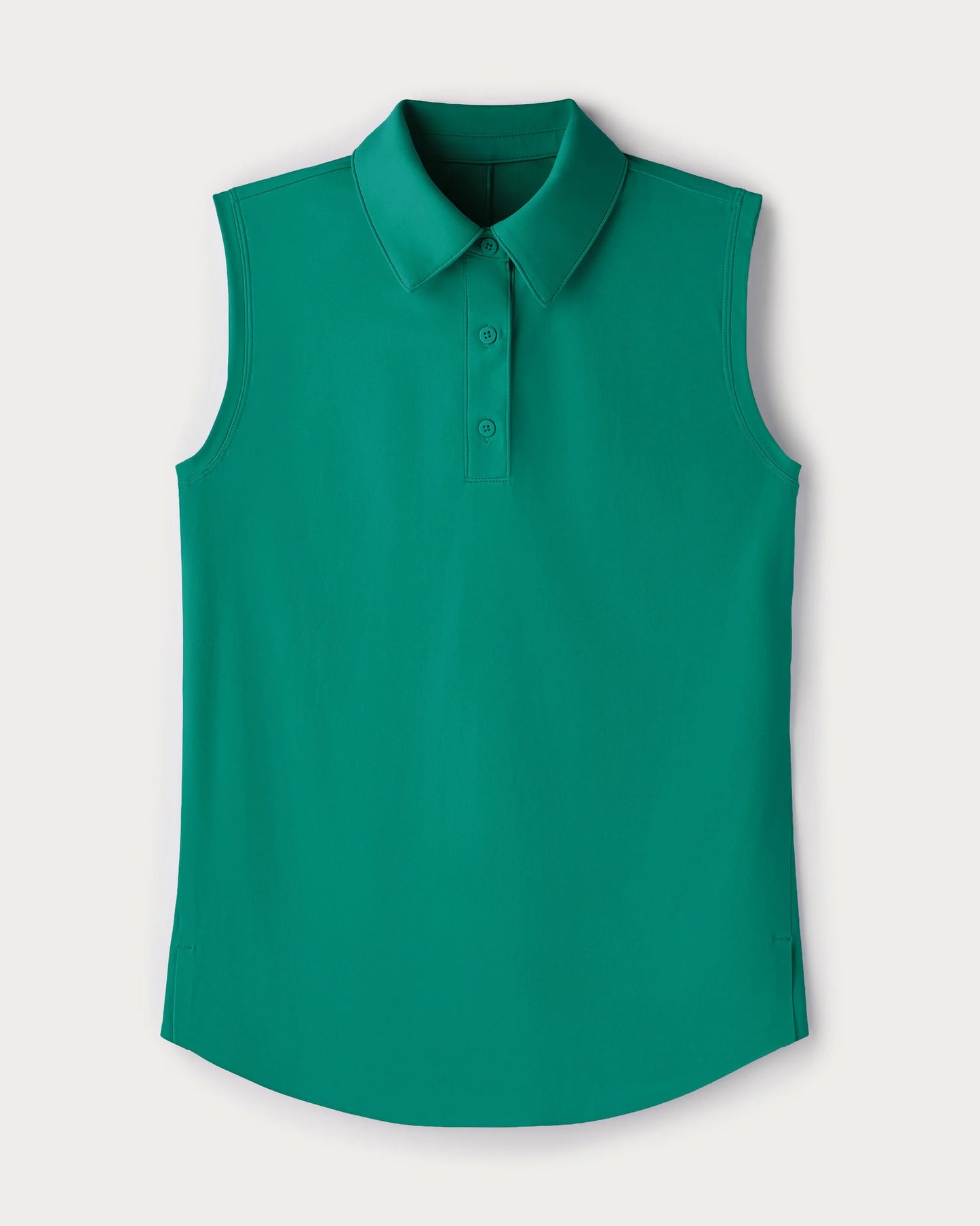 Course to Court Sleeveless Polo - Emerald Green