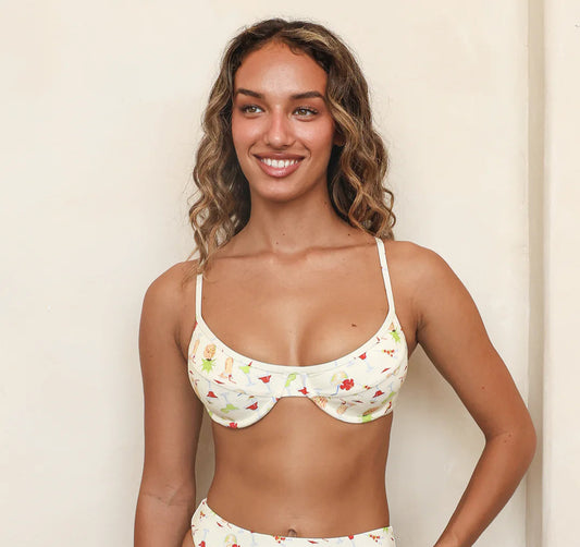 West Coast Underwire Bikini Top - Pina Colada