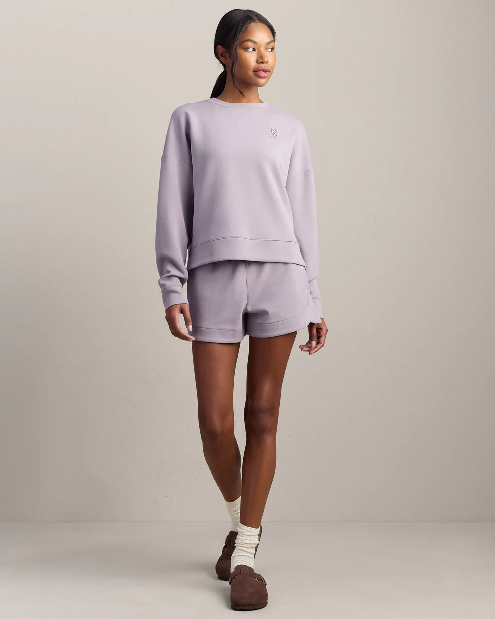 DreamGlow™ Crew Neck- Purple Smoke