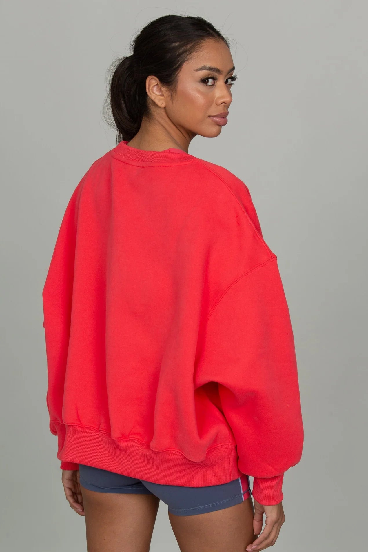 Wide Arm Sweatshirt - Azalea Storm