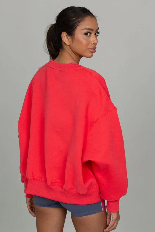 Wide Arm Sweatshirt - Azalea Storm