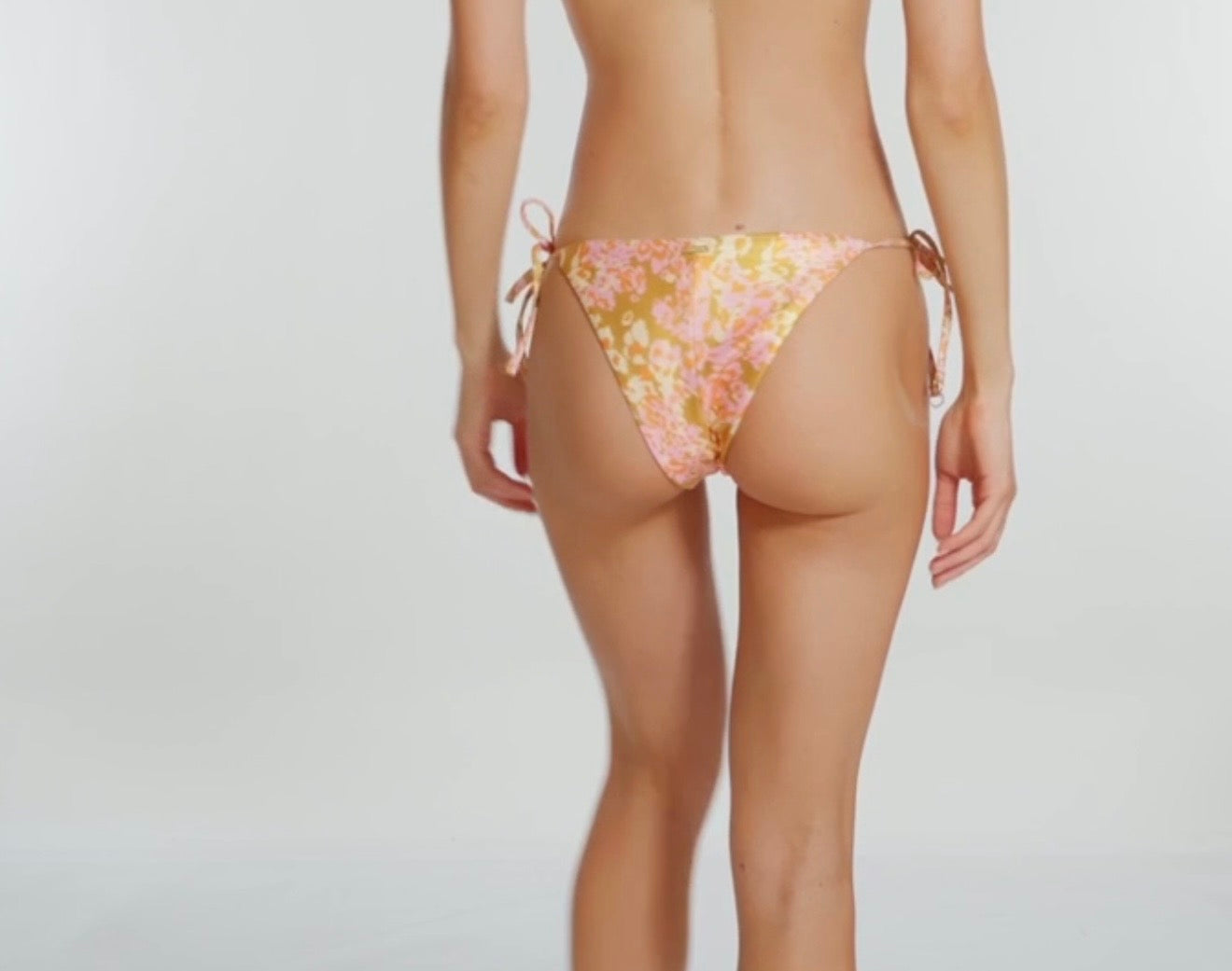 Cheetah Sun Balmy Sliding Triangle Bikini Bottom