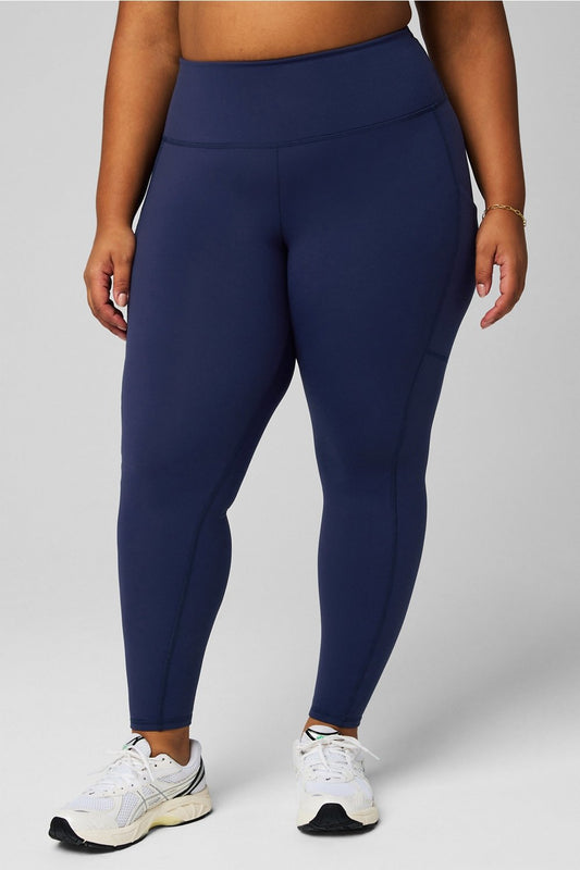 Oasis PureLuxe High-Waisted Legging - Deep Navy 2x-3X