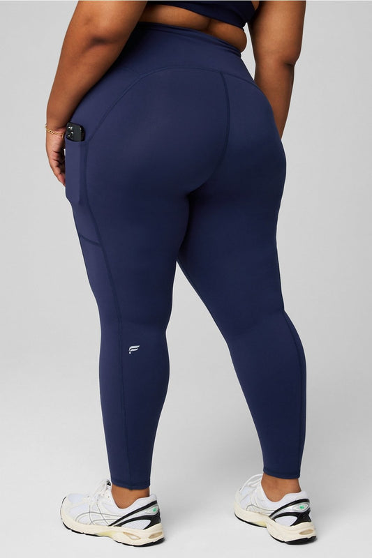 Oasis PureLuxe High-Waisted Legging - Deep Navy 2x-3X