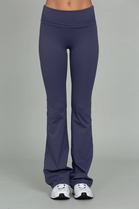 Essential Foldover Flare Pant - Pale Indigo XS-XXL