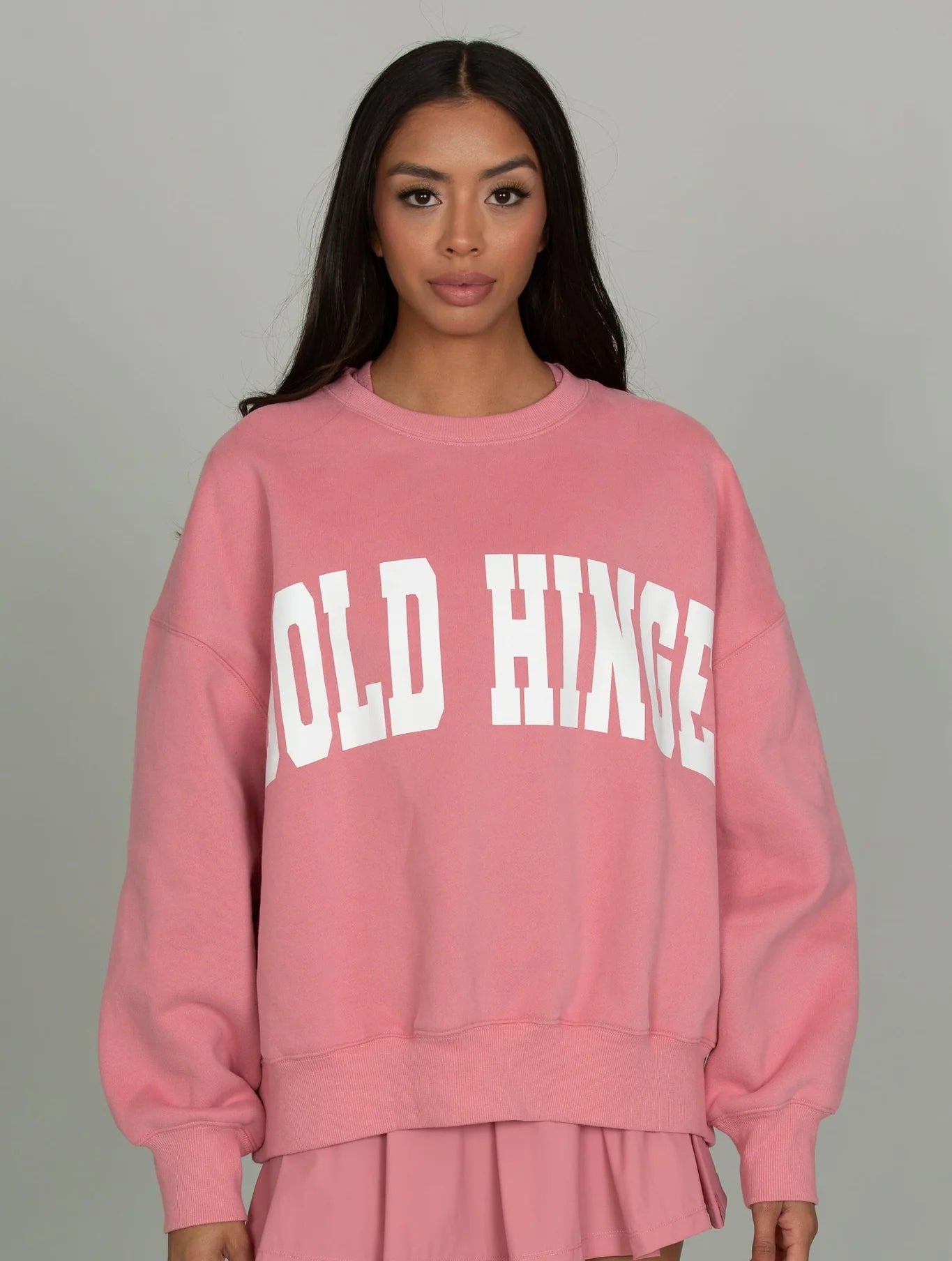 Wide Arm Sweatshirt - Desert Rose