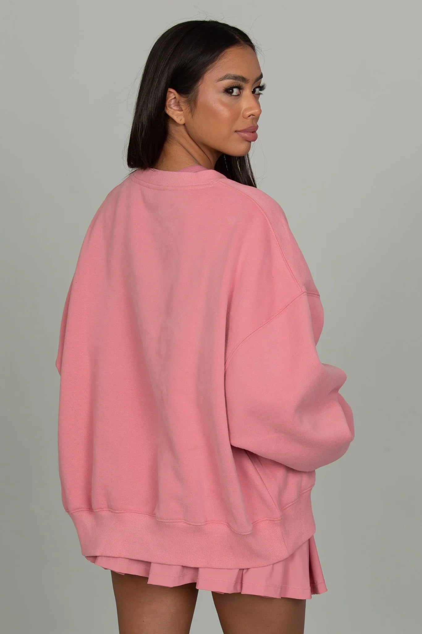Wide Arm Sweatshirt - Desert Rose