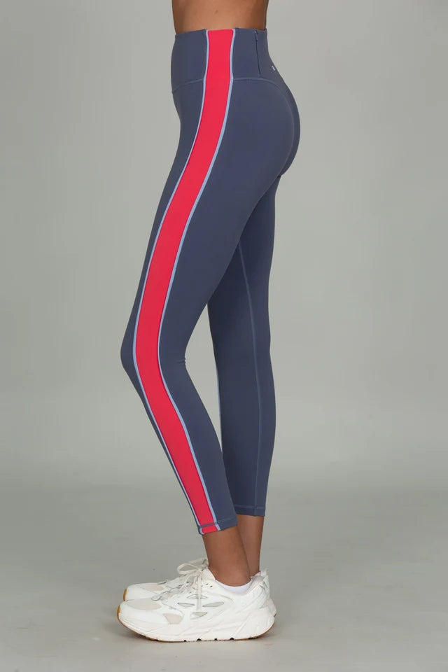 Striped StrydeForm Legging - Storm