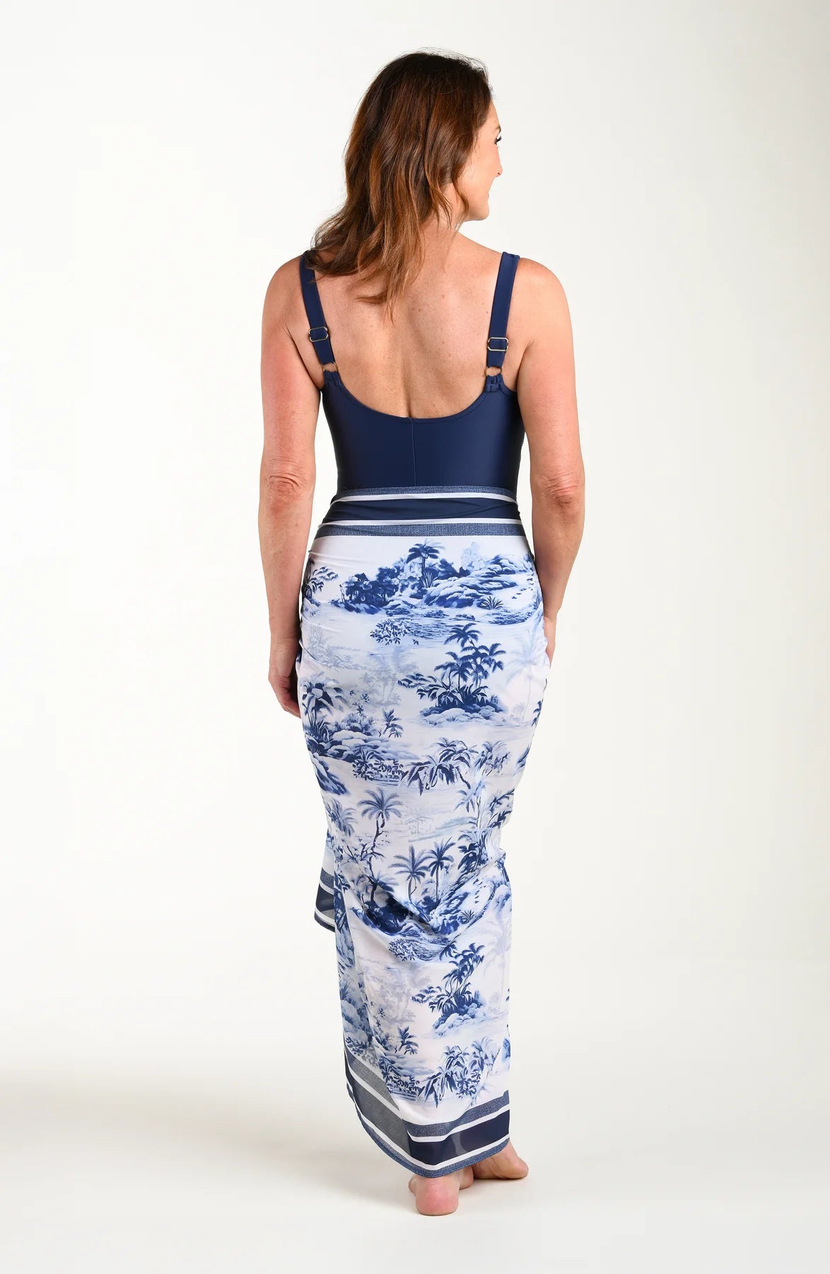 Toile De Tropical Pareo Wrap Cover Up