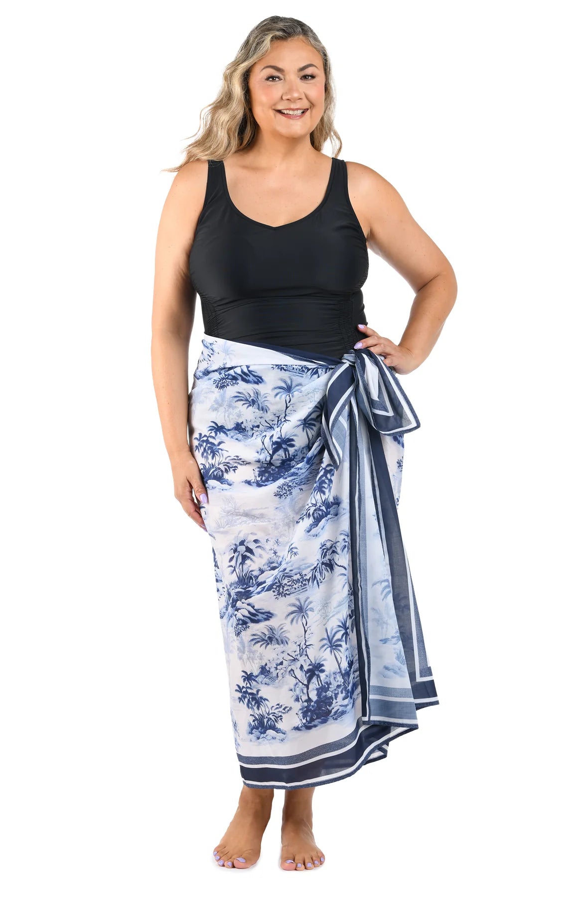 Toile De Tropical Pareo Wrap Cover Up