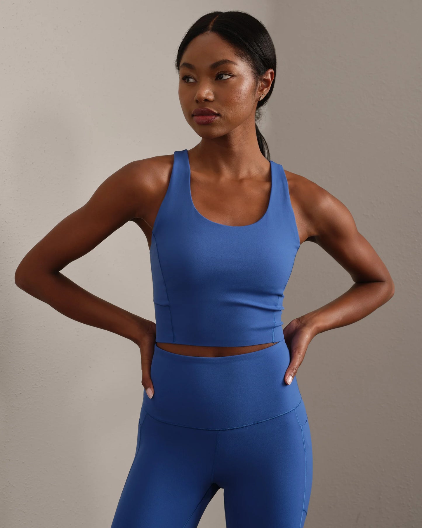 Revive™ Scoop Longline Bra - Deep Sea Blue