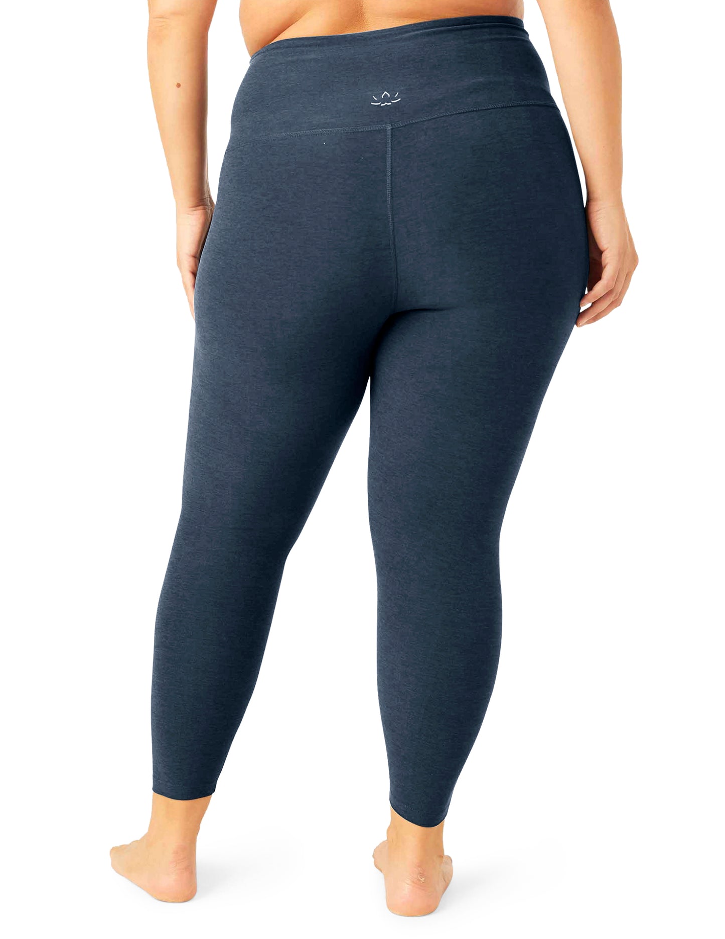 Spacedye Caught In The Midi High Waisted Legging - Nocturnal Navy 1X-4X