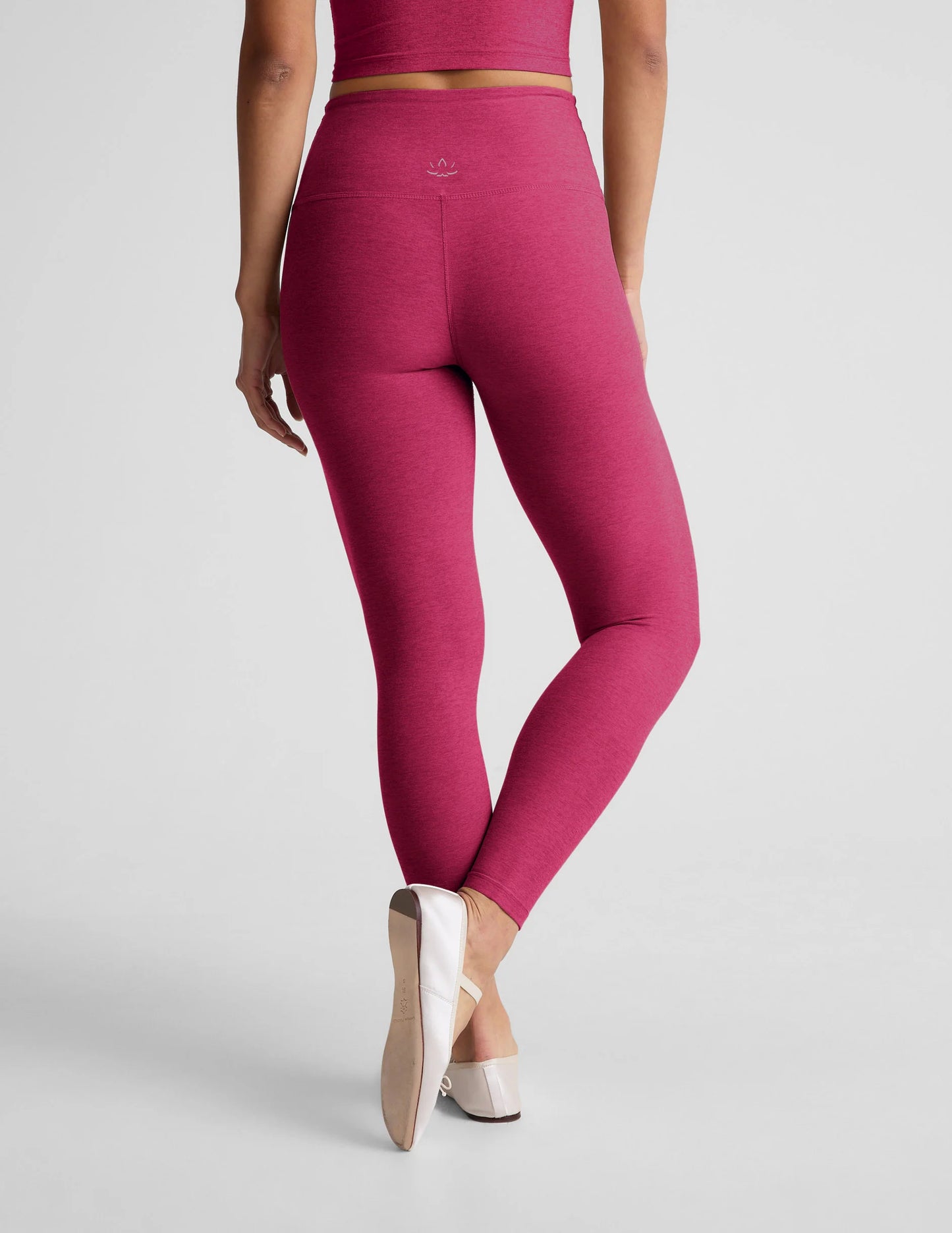 Spacedye™ Caught In The Midi High Waisted Legging -  Sangria Heather