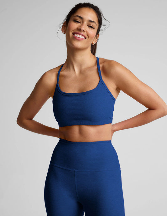 Spacedye Slim Racerback Bra - Marine Blue