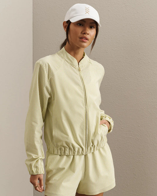 Saltair Jacket - Citron Stripe
