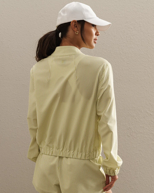 Saltair Jacket - Citron Stripe