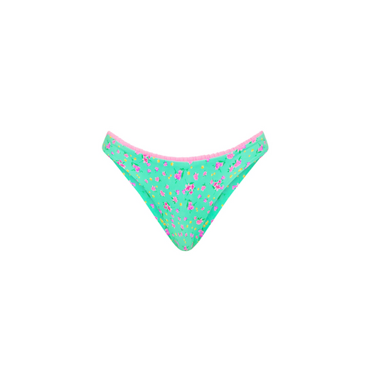 Decorative Full Coverage Bikini Bottom- Mint Macaron S-XL