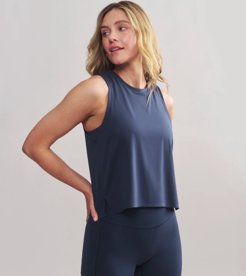 Serene Tank-Navy Blue 1 LEFT XL