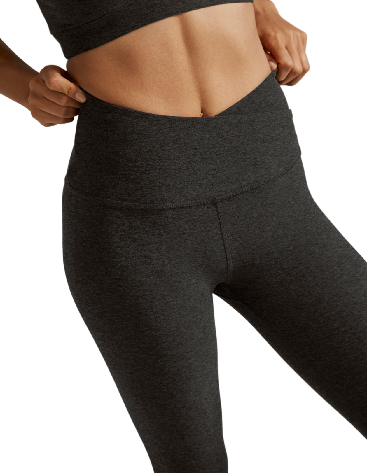 Spacedye At Your Leisure High Waisted Midi Legging - Darkest Night XXS-XXL