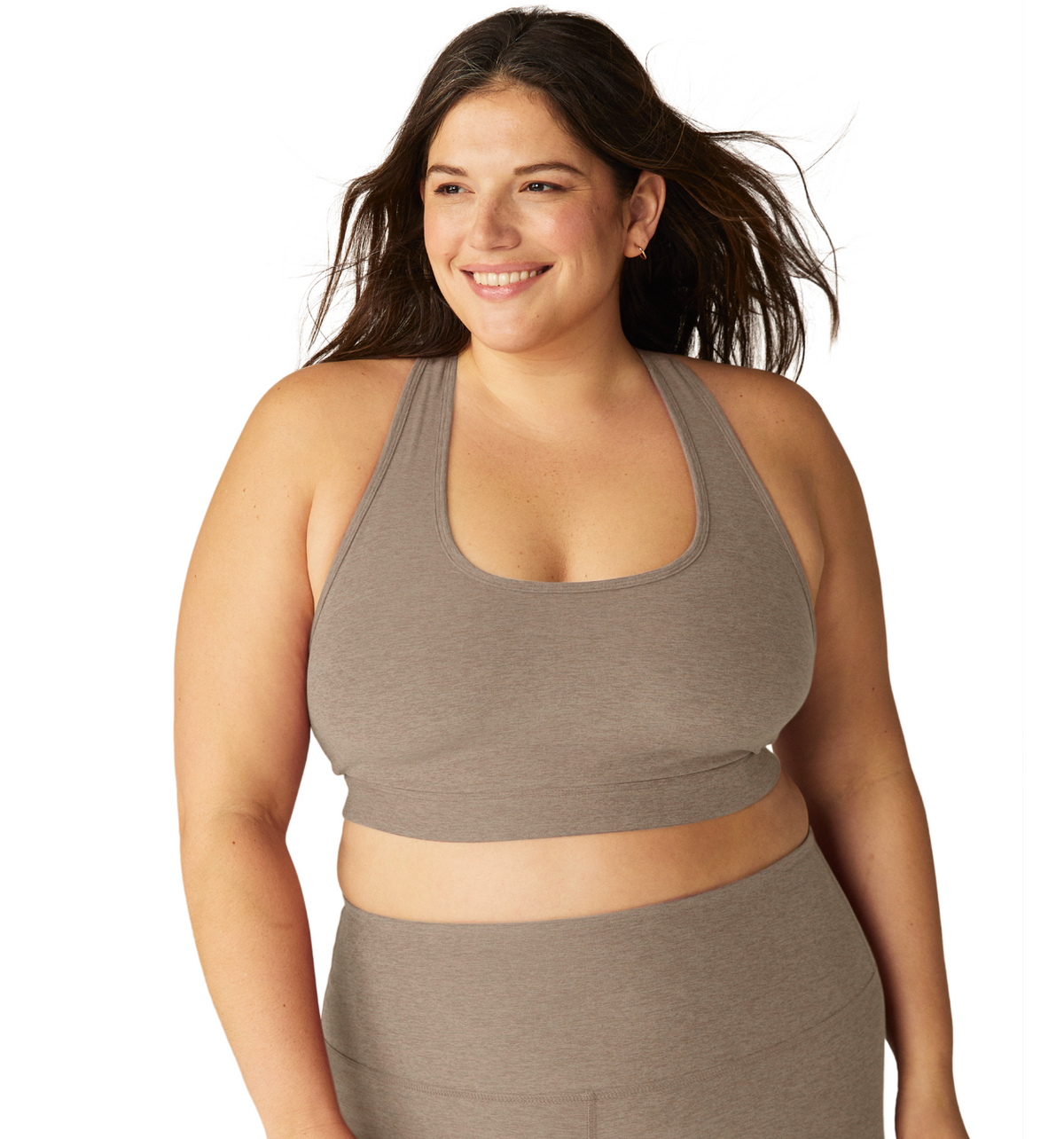 Spacedye Got Your Back Bra - Birch Heather 1X-4X