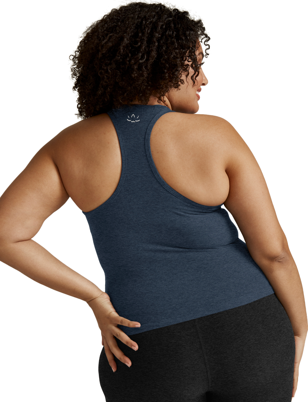 Spacedye Step Up Racerback Tank - Nocturnal Navy 1X-4X