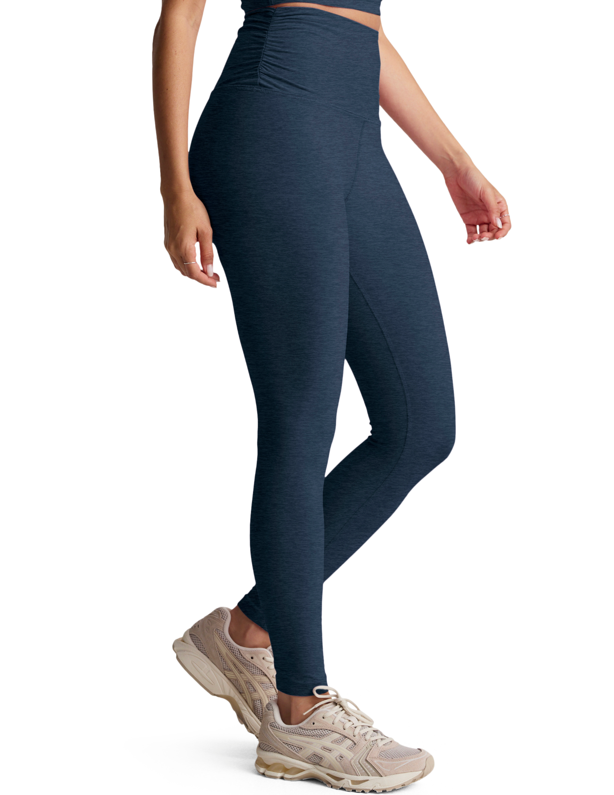Spacedye Raise The Barre Shirred Legging - Nocturnal Navy XS-XL