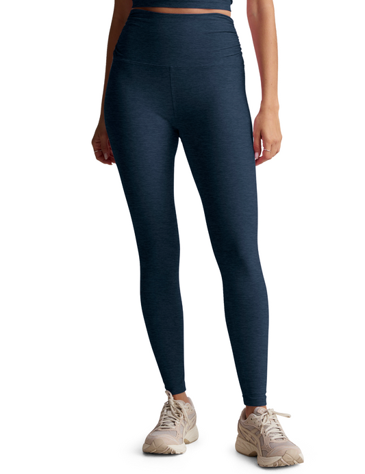 Spacedye Raise The Barre Shirred Legging - Nocturnal Navy XS-XL