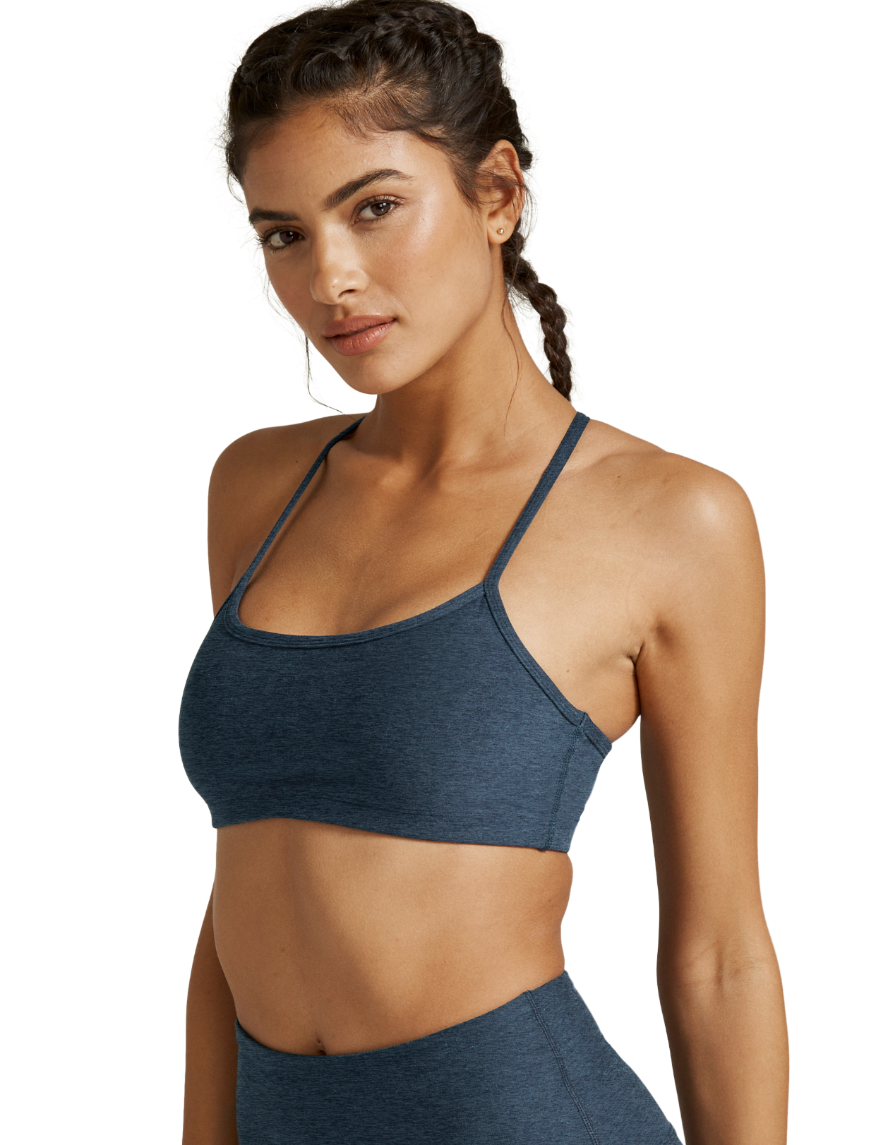 Spacedye Slim Racerback Bra - Nocturnal Navy XXS-XXL
