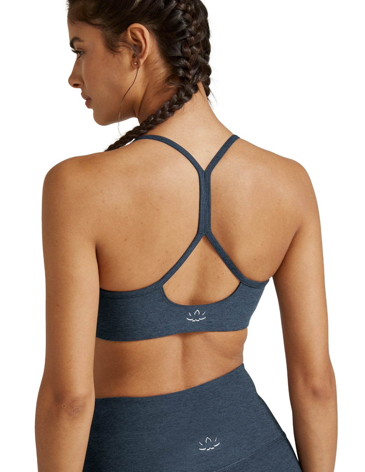 Spacedye Slim Racerback Bra - Nocturnal Navy XXS-XXL