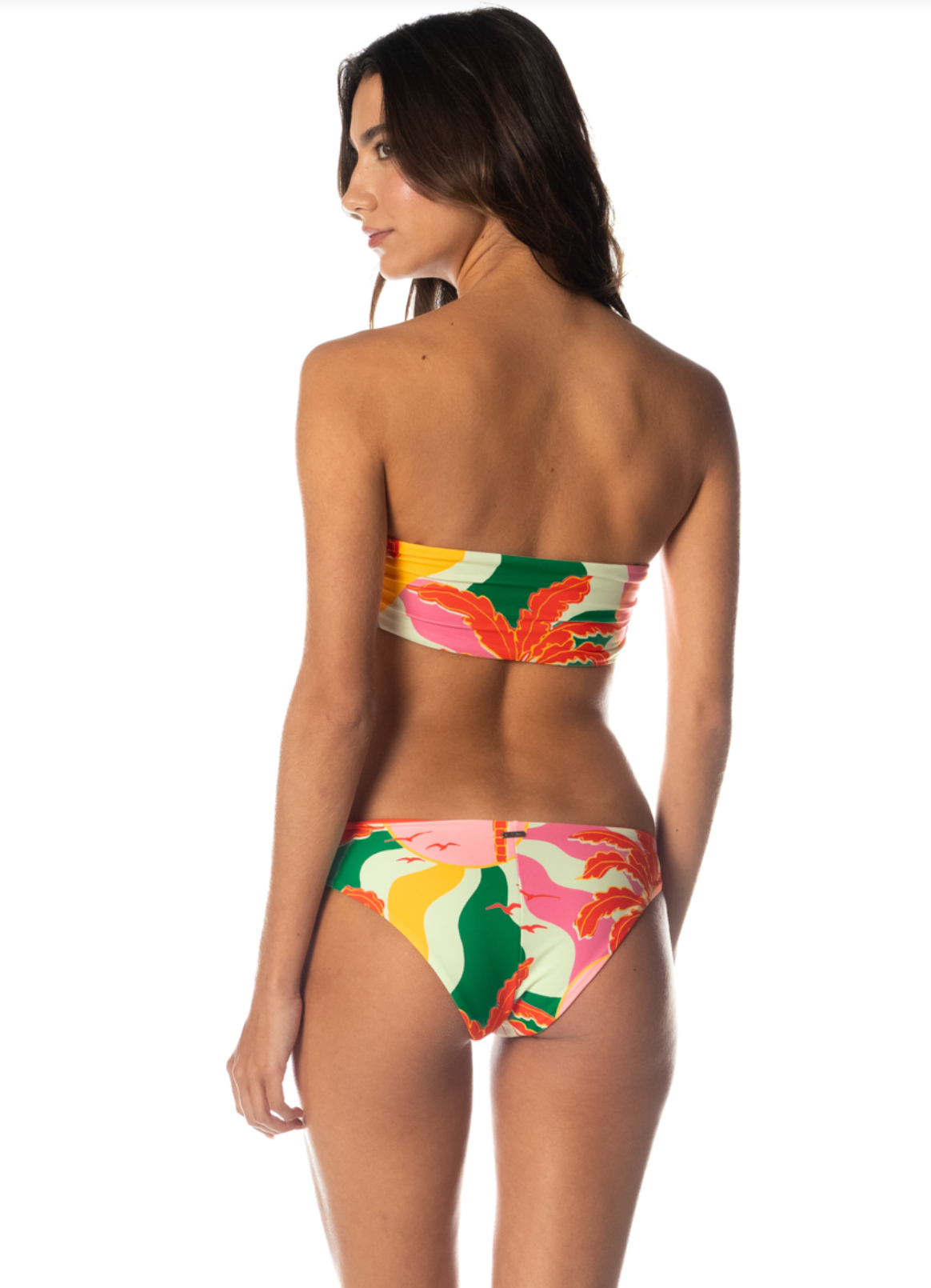 Tropical Breeze Iconic Low Rise Thin Side Bikini Bottom (Reversible) XS-XL