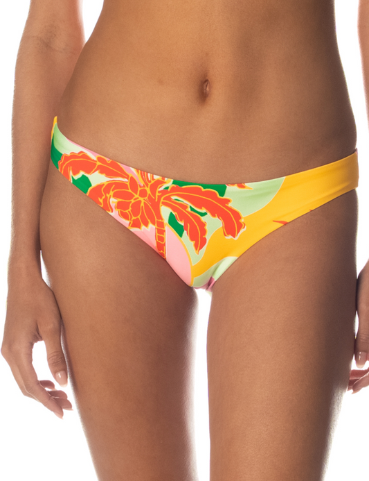 Tropical Breeze Iconic Low Rise Thin Side Bikini Bottom (Reversible) XS-XL
