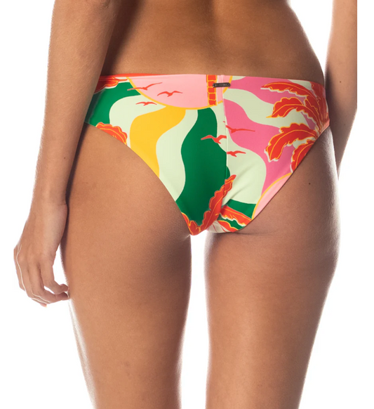 Tropical Breeze Iconic Low Rise Thin Side Bikini Bottom (Reversible) XS-XL