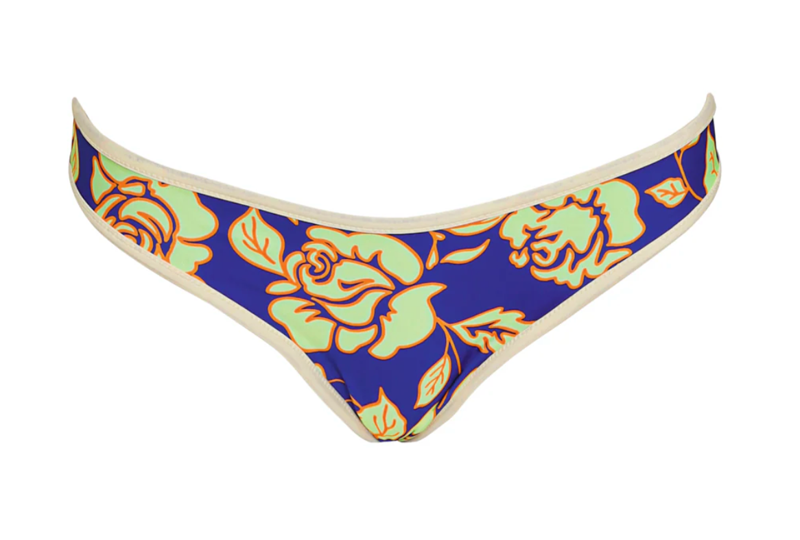 Cobalt Blue Iconic Low Rise Thin Side Bikini Bottom (Reversible) XS-XL