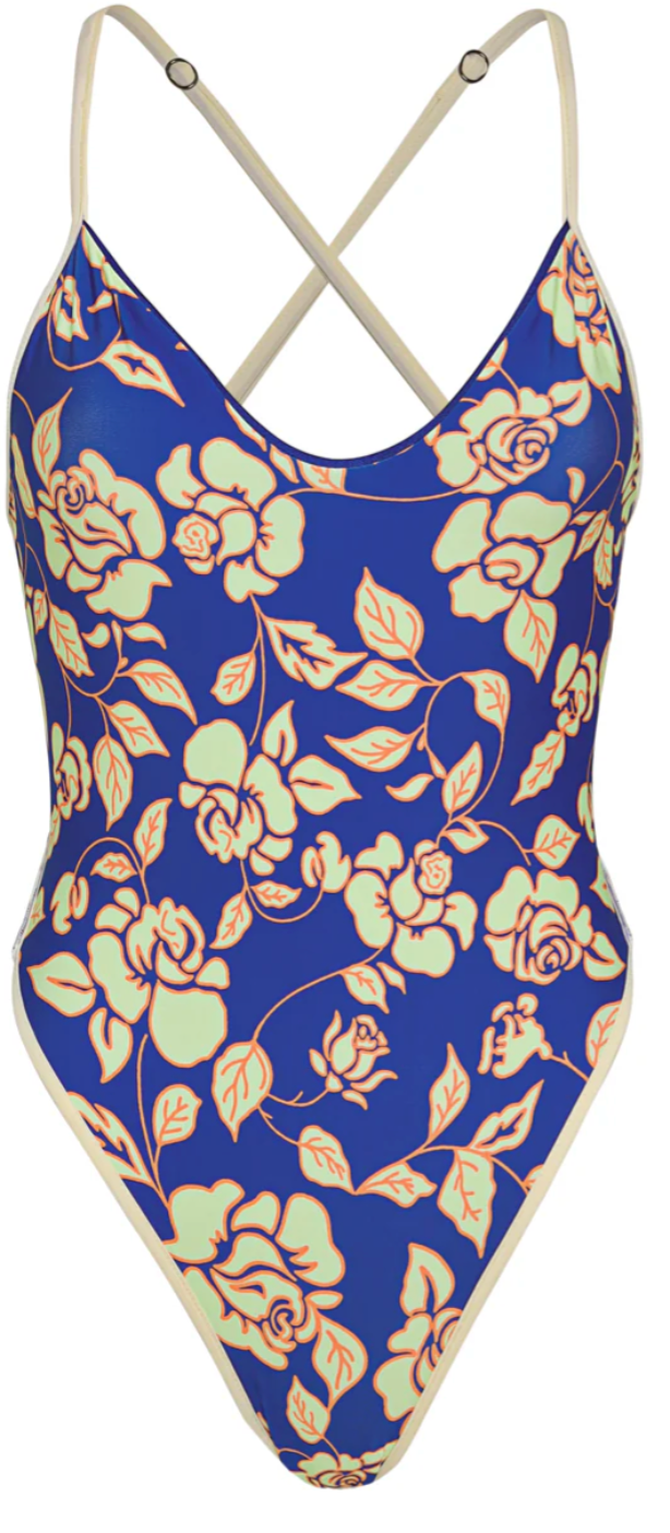 Cobalt Blue Mae Cheeky Cut Classic One Piece (Reversible) S-L