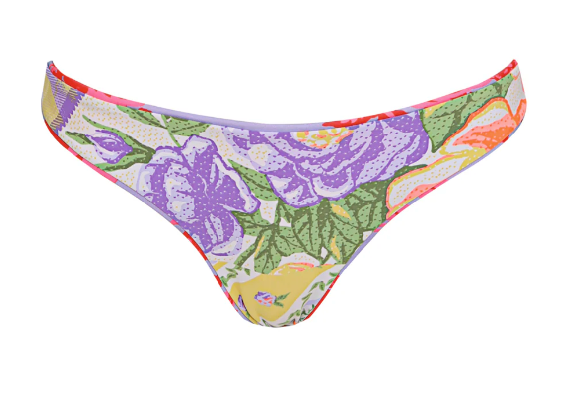 Lavender Dream Iconic Low Rise Thin Side Bikini Bottom (Revirsible) XS-L