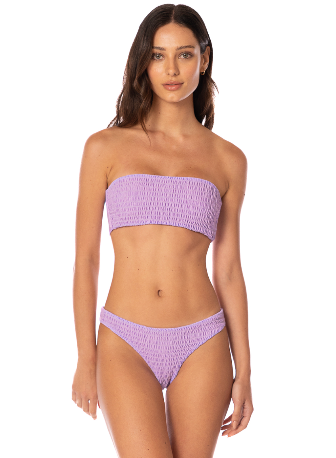 Purple Lavender Flirt Low Rise Thin Side Bikini Bottom (Reversible) XS-L