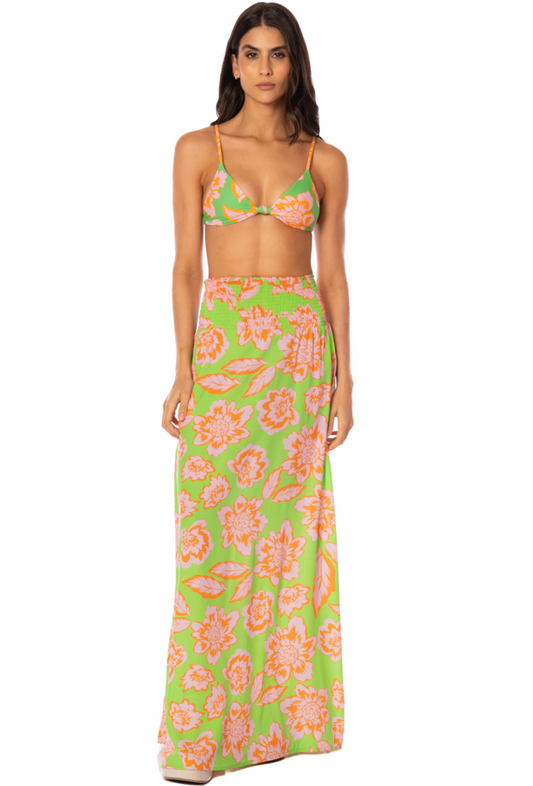 Sunset Petals Aubrey Long Skirt Cover Up S-XL