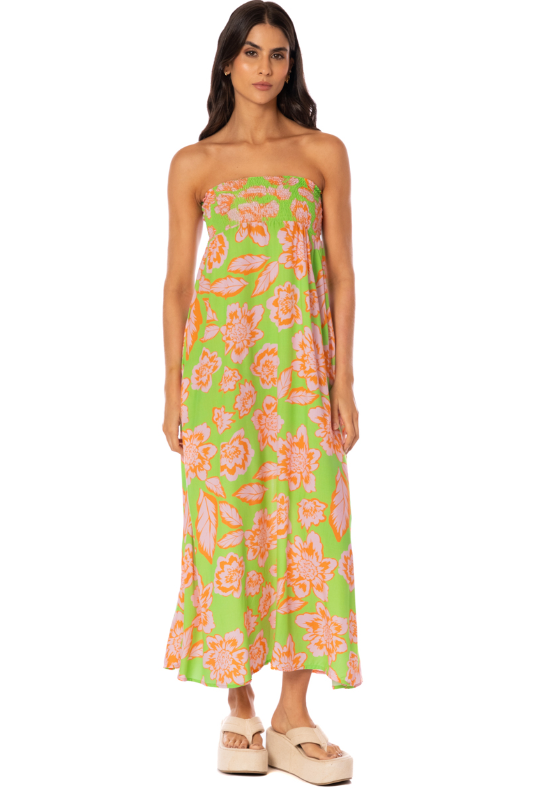 Sunset Petals Aubrey Long Skirt Cover Up S-XL