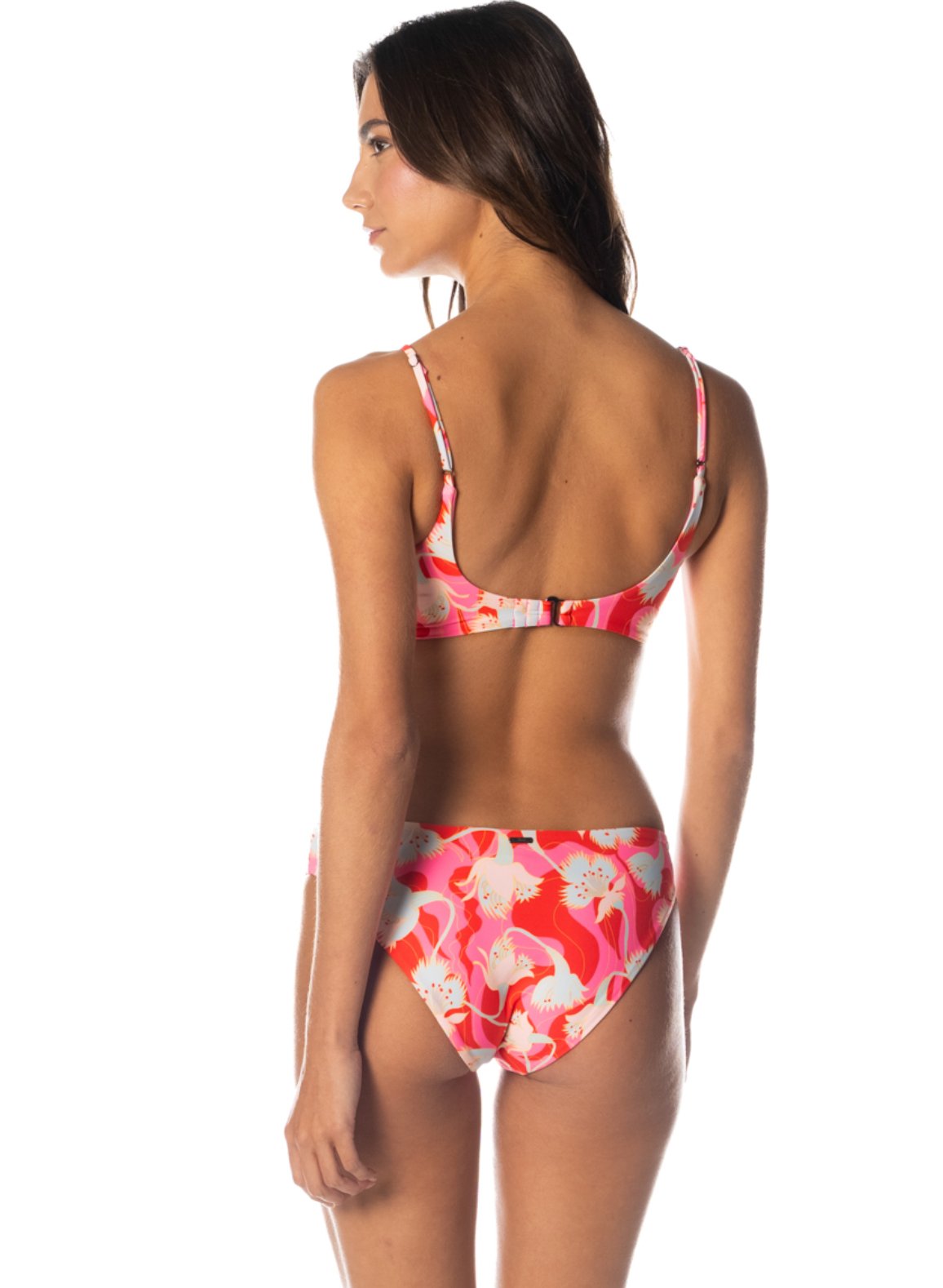 Floral Rush Lanai Classic Bralette Bikini Top (Reversible) XS- XL