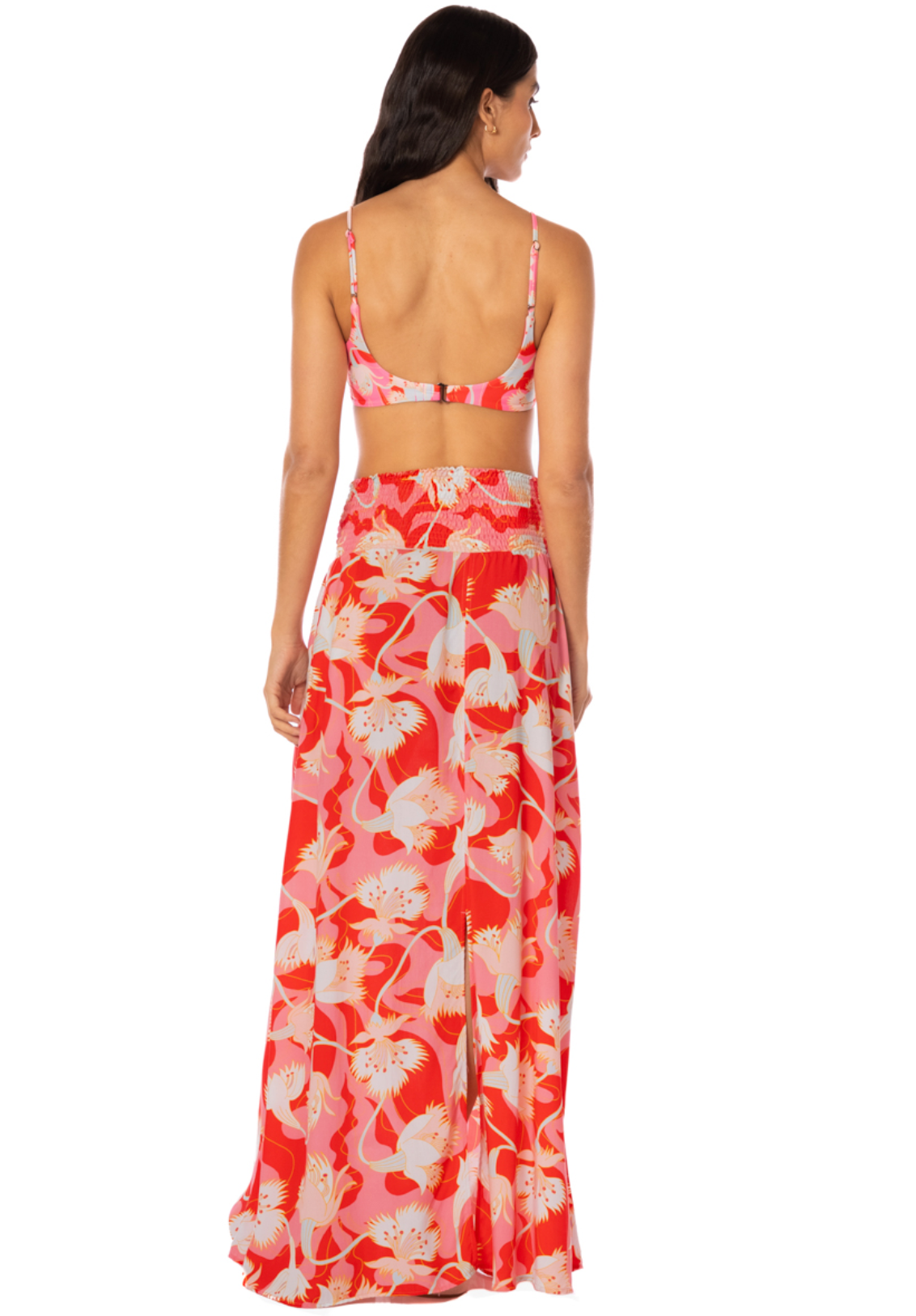 Floral Rush Aubrey Long Skirt Cover Up S-XL