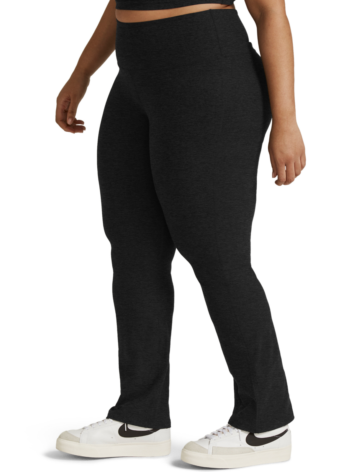 Spacedye Practice High Waisted Bootcut Pant- Darkest Night 1X-4X