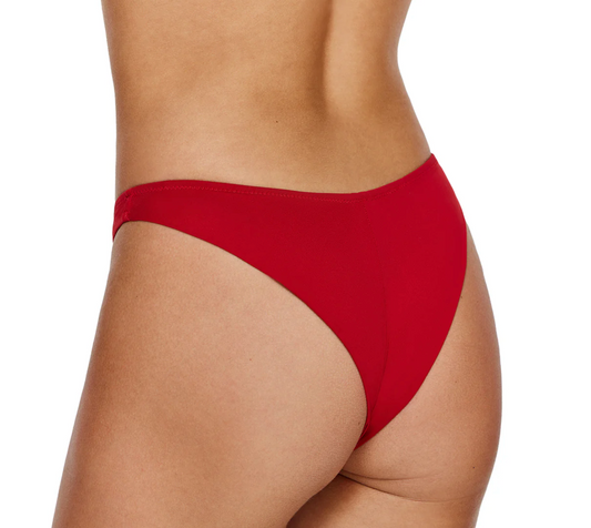 Beach Time Bikini Bottom -Red XS-L